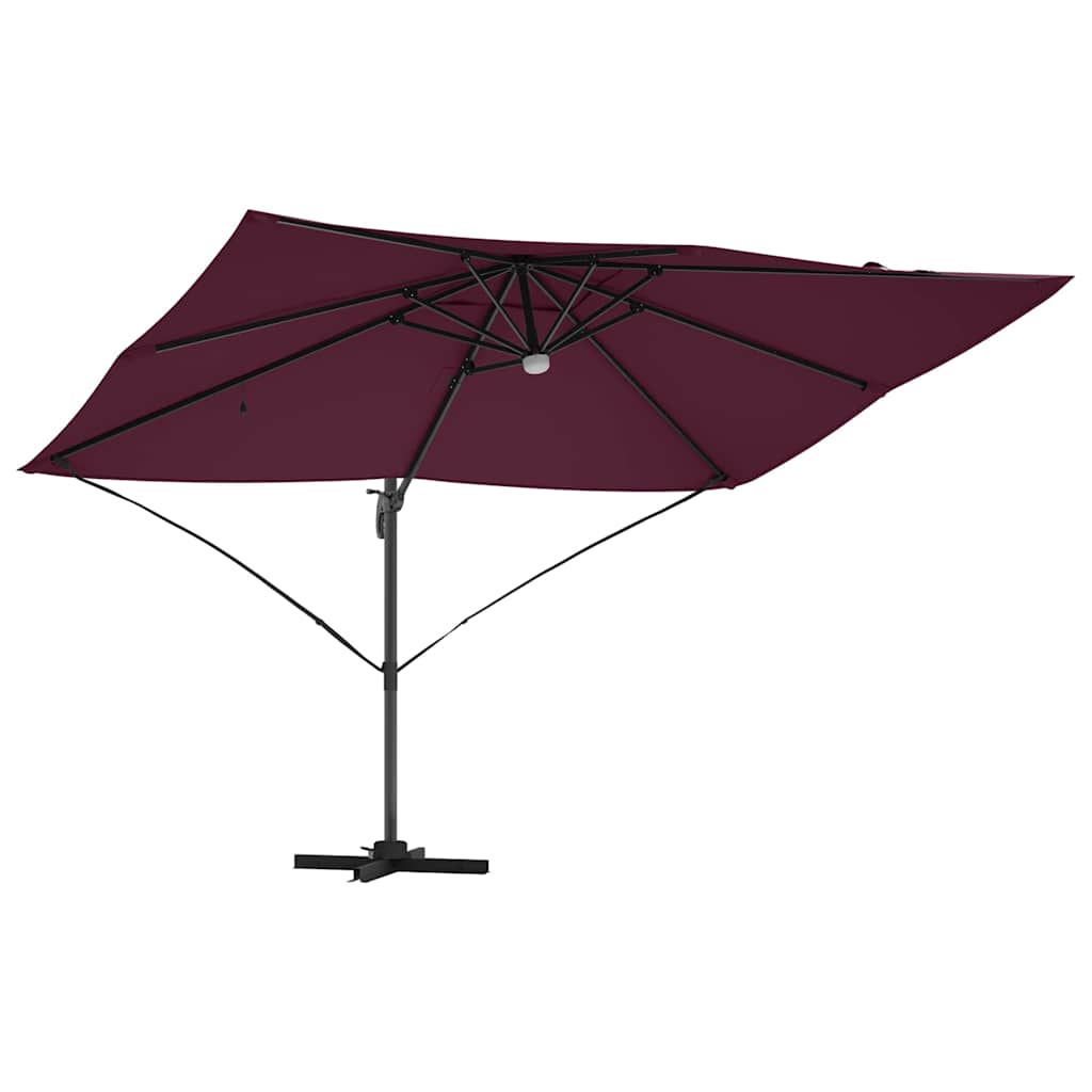 Cantilever Roma Parasol Red and Black 352 x 251 x 265 cm