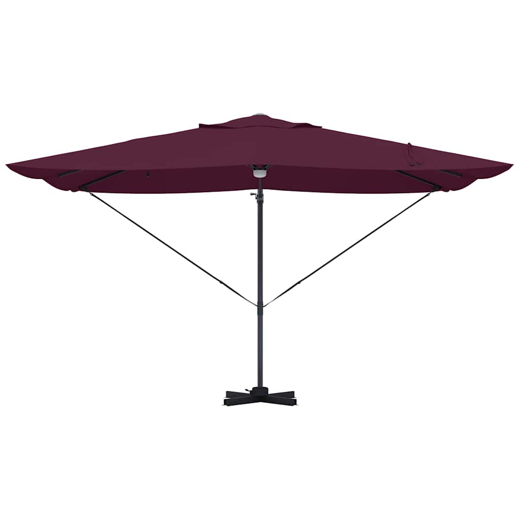 Cantilever Roma Parasol Red and Black 352 x 251 x 265 cm