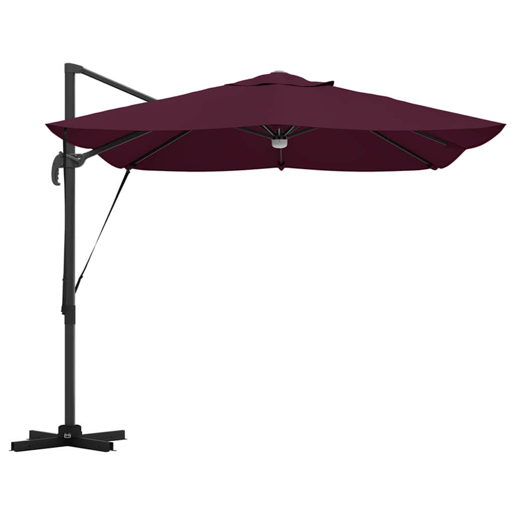 Cantilever Roma Parasol Red and Black 352 x 251 x 265 cm