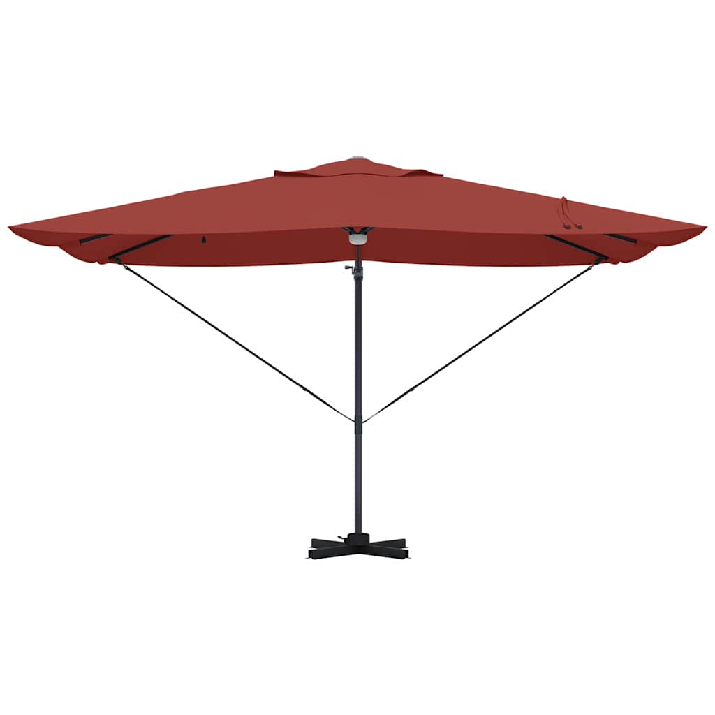 Cantilever Roma Parasol Red and Black 352 x 251 x 265 cm