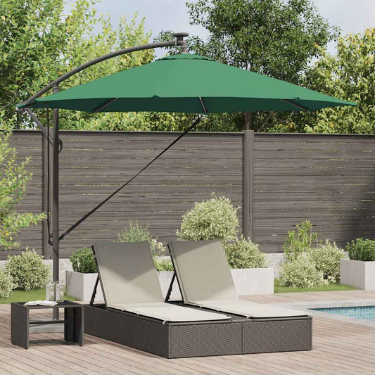 Cantilever Banana Parasol Green 294 x 294 x 248 cm
