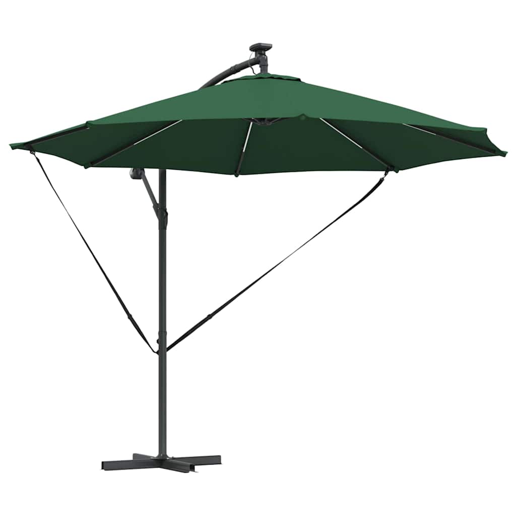 Cantilever Banana Parasol Green 294 x 294 x 248 cm