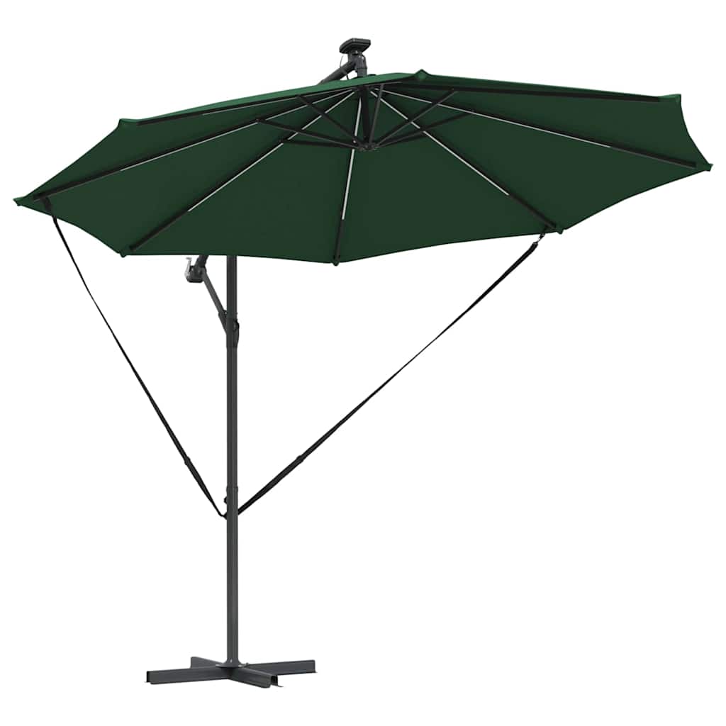 Cantilever Banana Parasol Green 294 x 294 x 248 cm