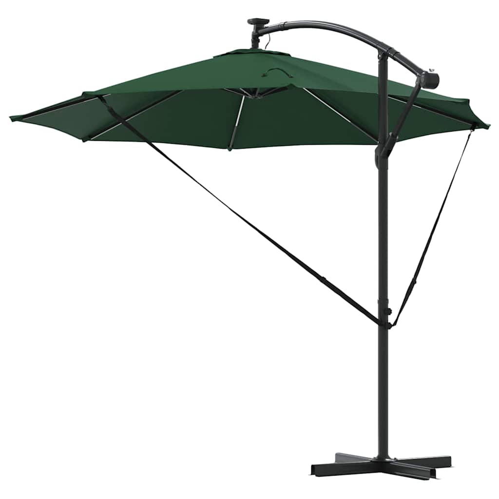 Cantilever Banana Parasol Green 294 x 294 x 248 cm