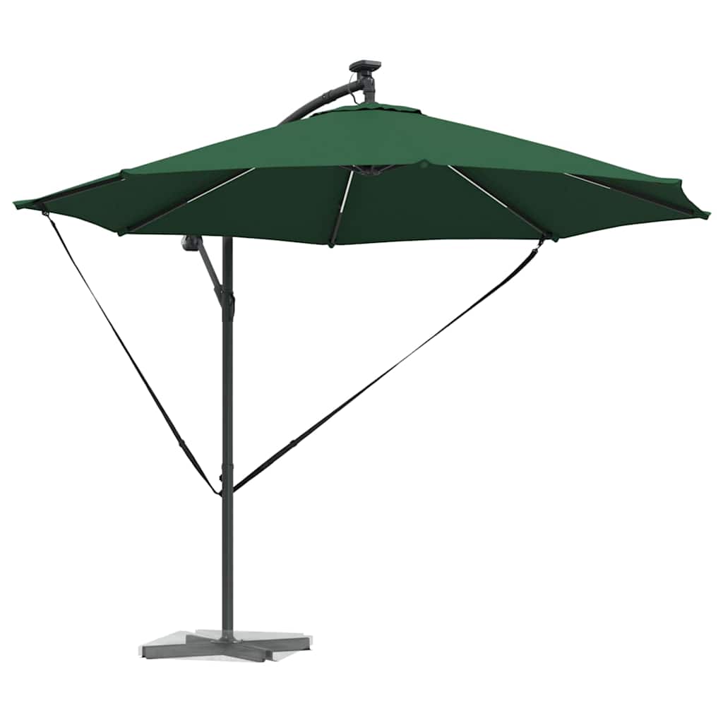 Cantilever Banana Parasol Green 294 x 294 x 248 cm