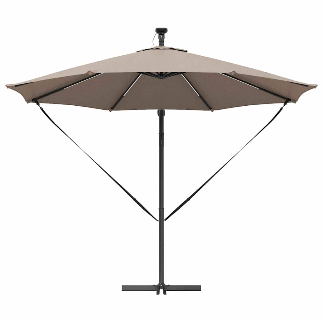 Cantilever Banana Parasol Taupe 294 x 294 x 248 cm