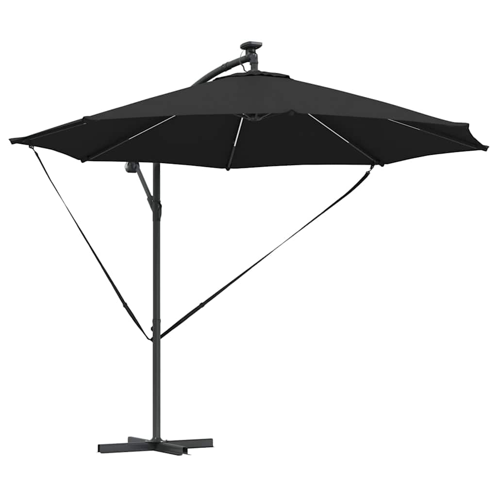 Cantilever Banana Parasol Black 294 x 294 x 248 cm