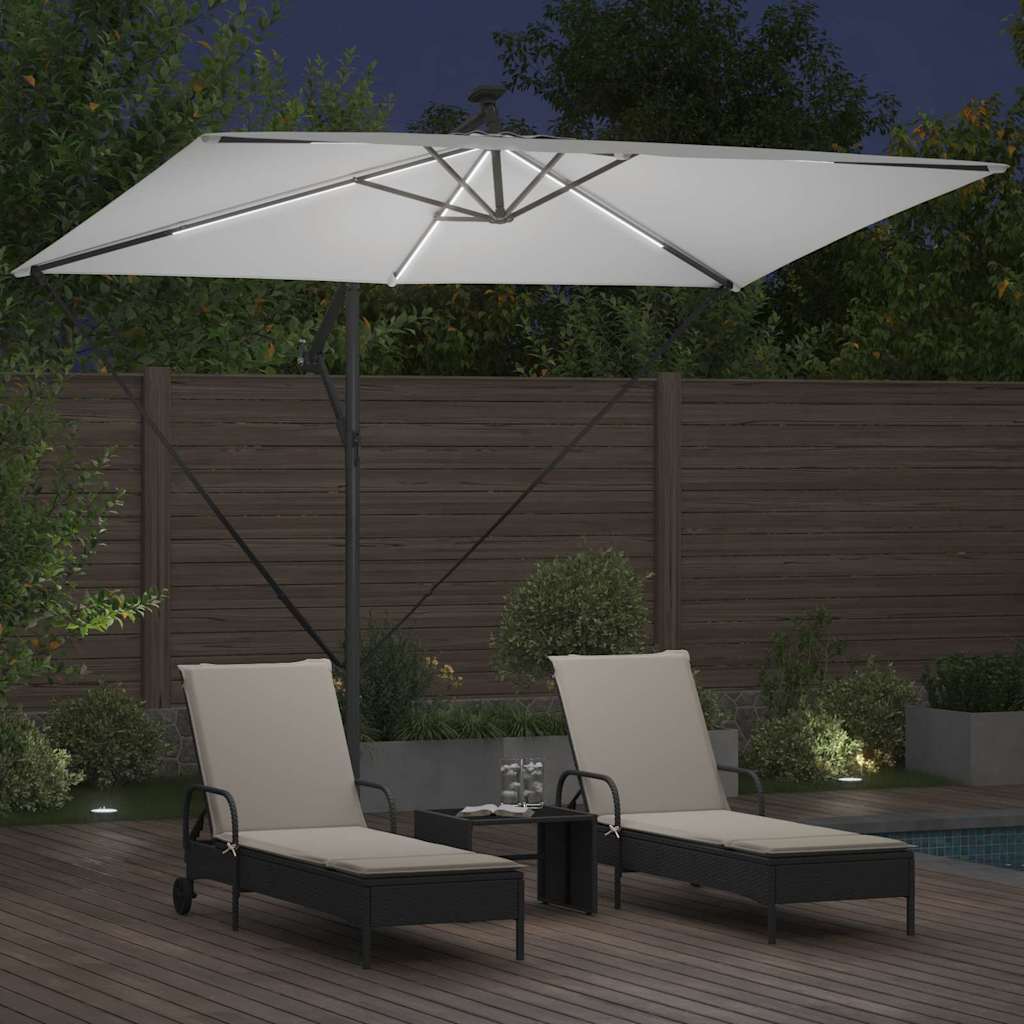 Cantilever Banana Parasol Sand 294 x 200 x 254 cm
