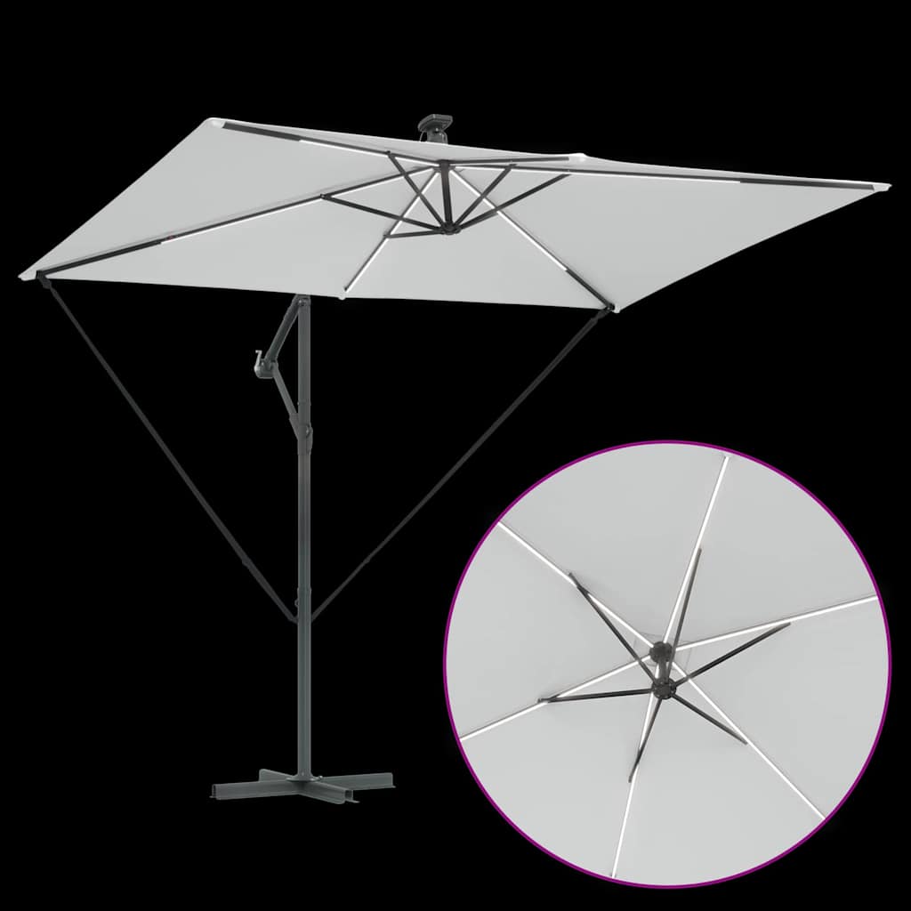 Cantilever Banana Parasol Sand 294 x 200 x 254 cm