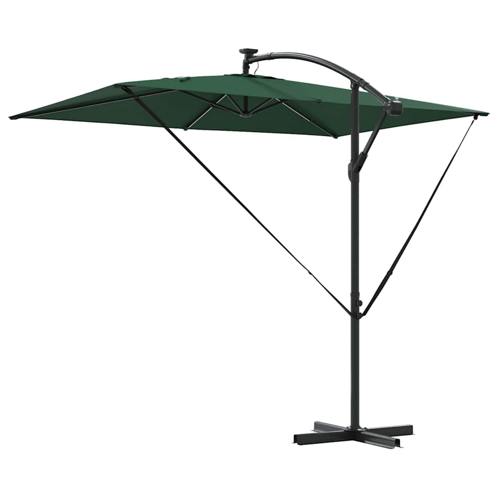 Cantilever Banana Parasol Green 294 x 200 x 254 cm