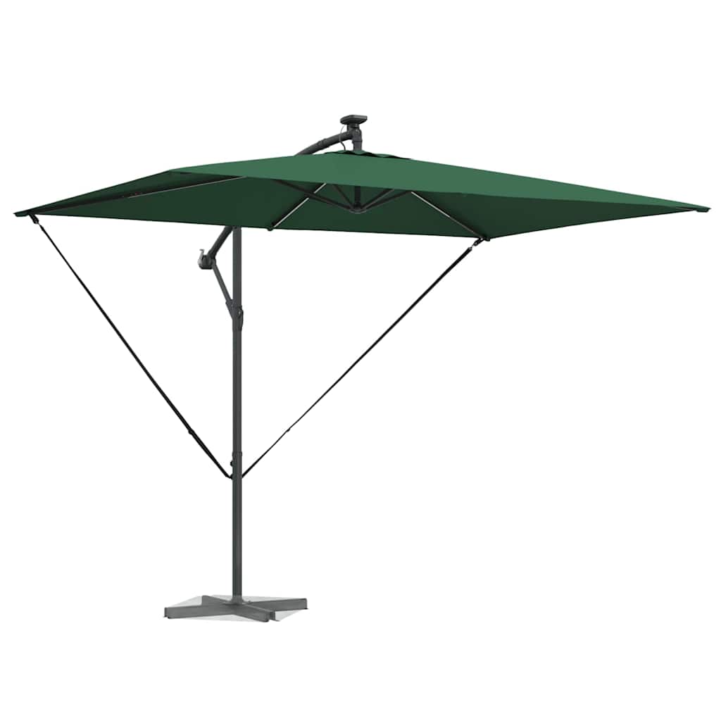 Cantilever Banana Parasol Green 294 x 200 x 254 cm