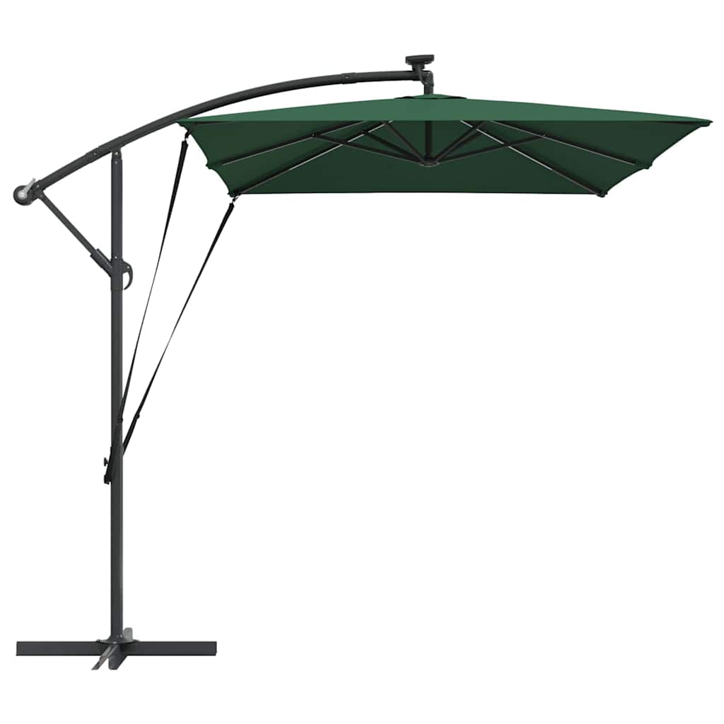 Cantilever Banana Parasol Green 294 x 200 x 254 cm