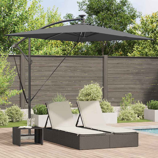 Cantilever Banana Parasol Anthracite 294 x 200 x 254 cm