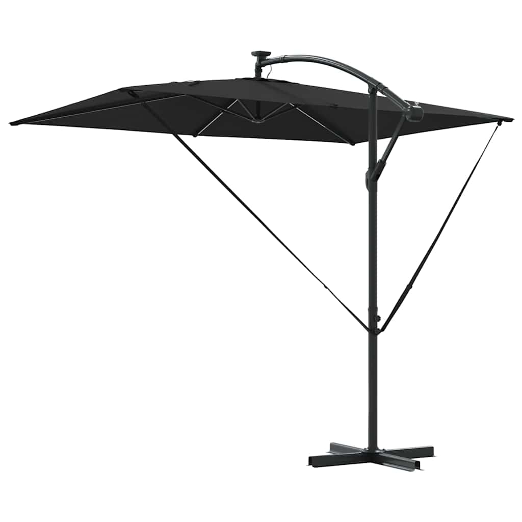 Cantilever Banana Parasol Black 294 x 200 x 254 cm