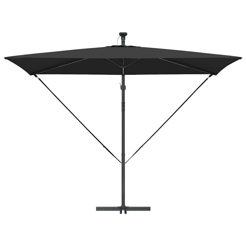 Cantilever Banana Parasol Black 294 x 200 x 254 cm