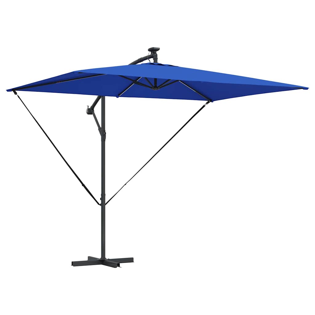 Cantilever Banana Parasol Blue 294 x 200 x 254 cm