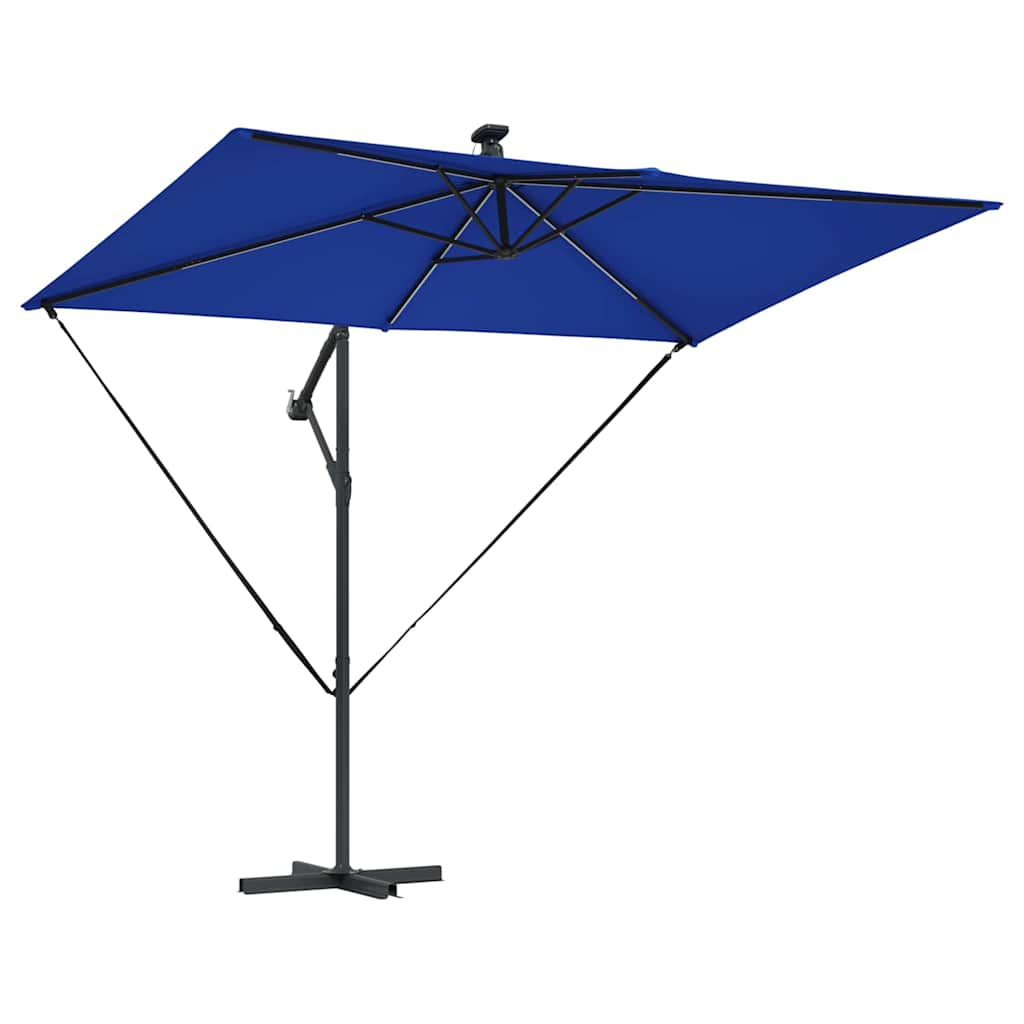 Cantilever Banana Parasol Blue 294 x 200 x 254 cm