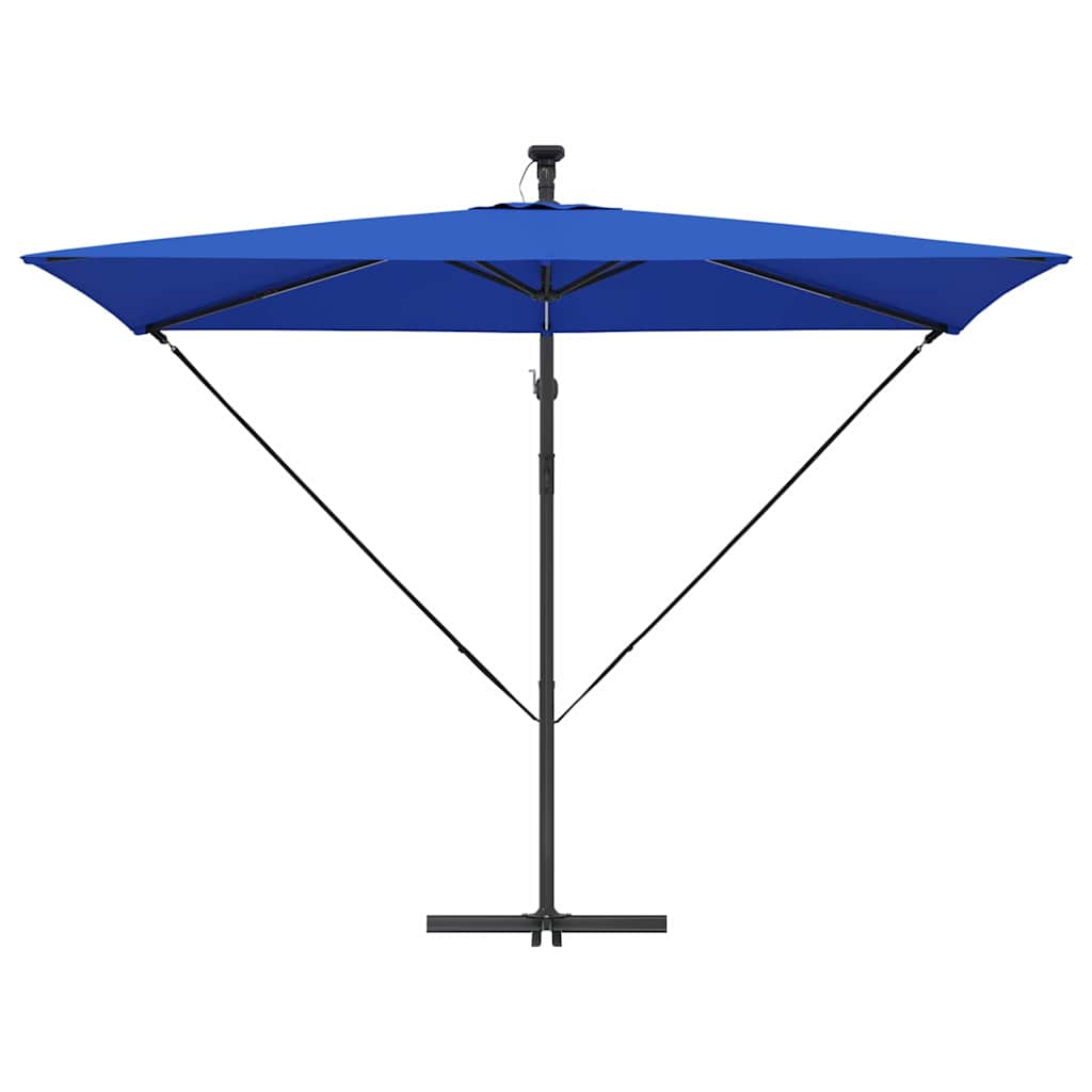 Cantilever Banana Parasol Blue 294 x 200 x 254 cm