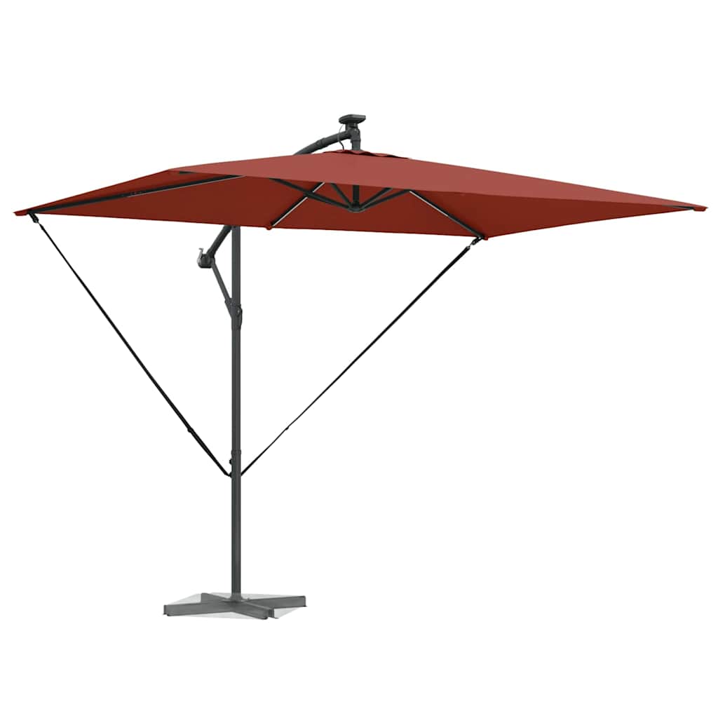 Cantilever Banana Parasol Terracotta 294 x 200 x 254 cm