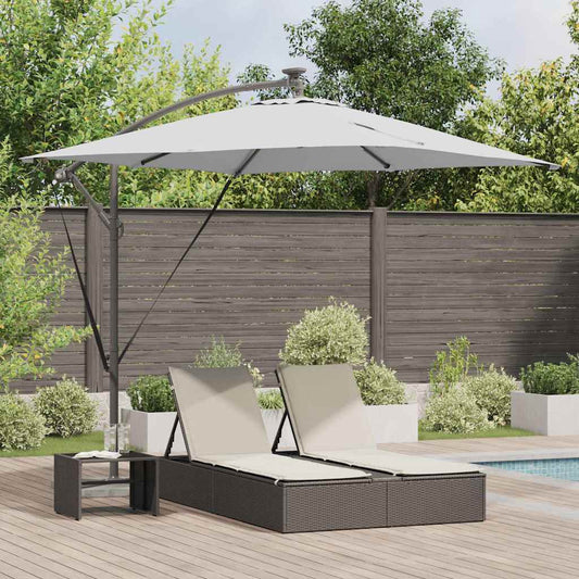 Cantilever Banana Parasol Sand 249 x 249 x 250 cm