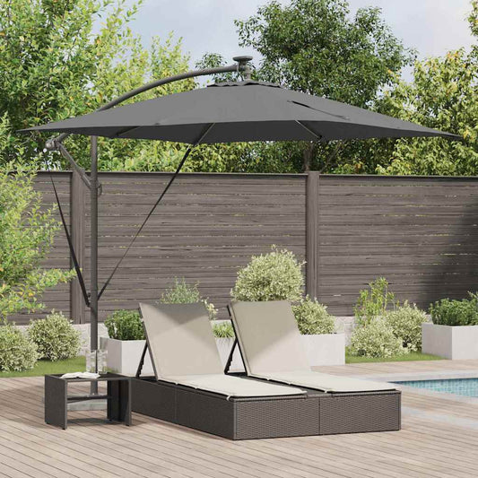 Cantilever Banana Parasol Anthracite 249 x 249 x 250 cm