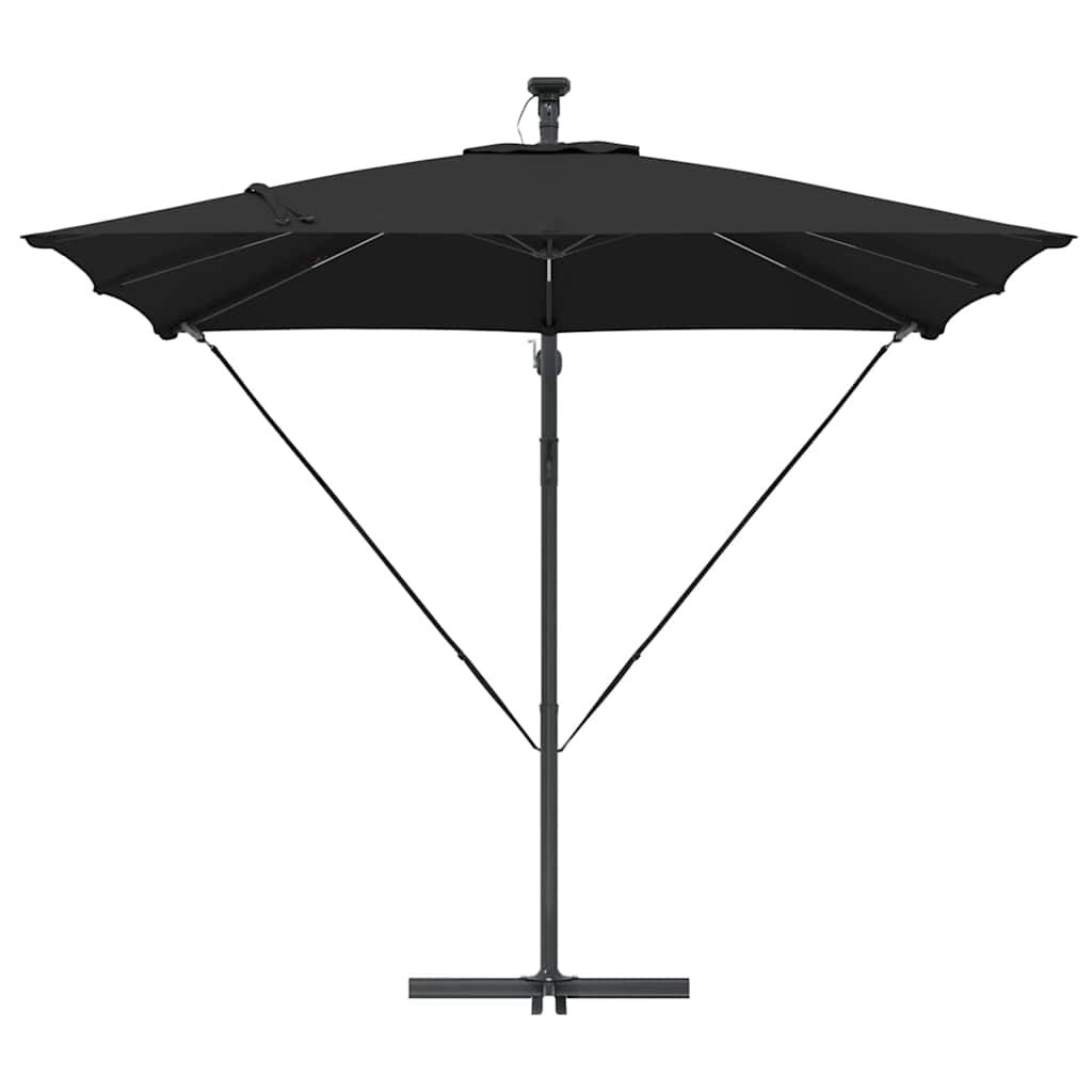Cantilever Banana Parasol Black 249 x 249 x 250 cm