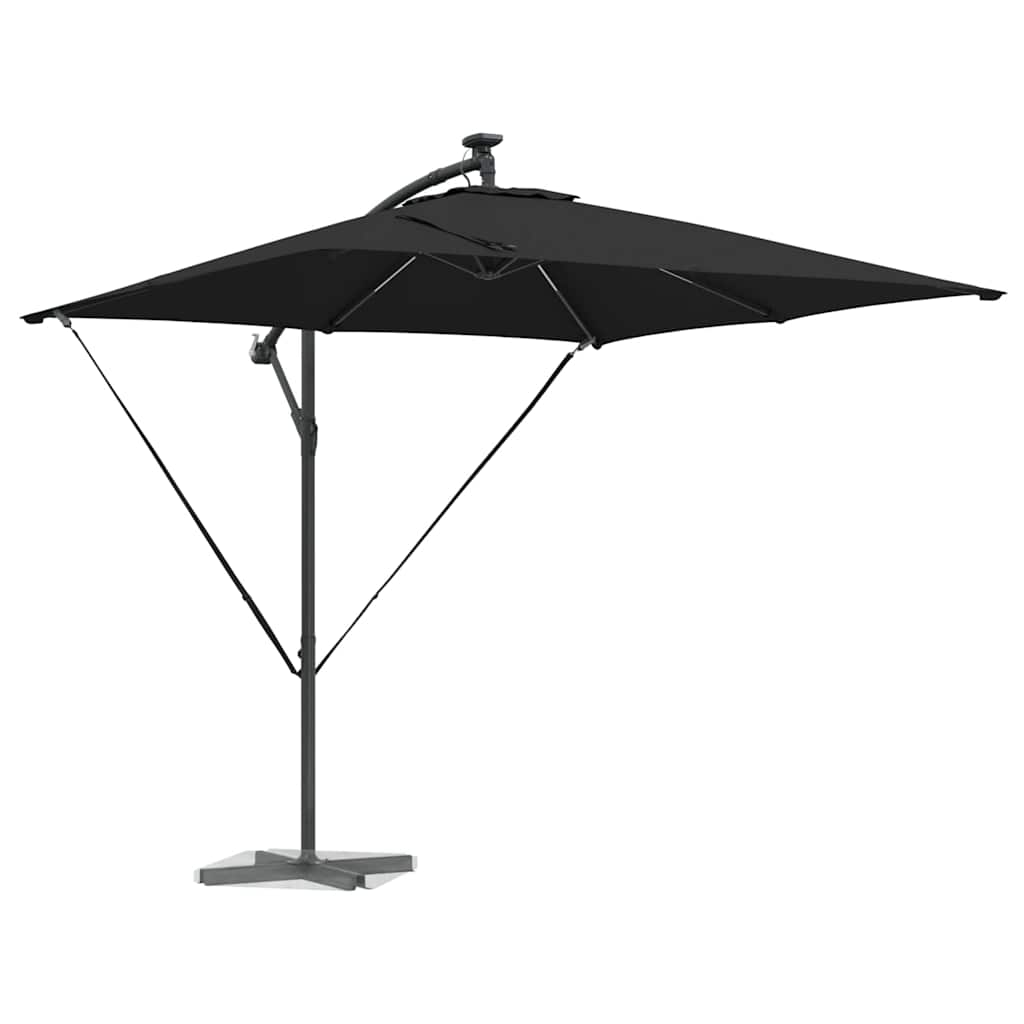 Cantilever Banana Parasol Black 249 x 249 x 250 cm