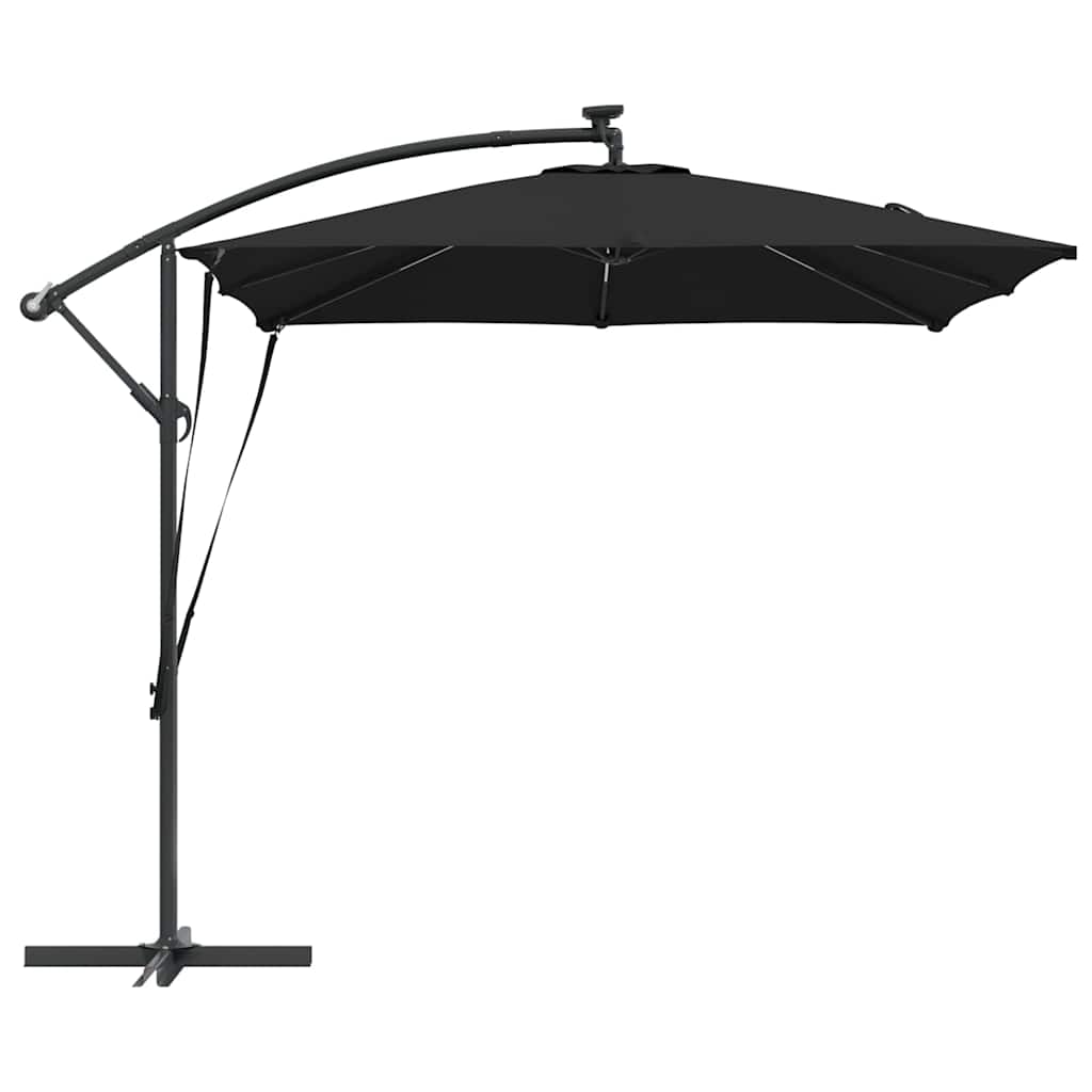 Cantilever Banana Parasol Black 249 x 249 x 250 cm
