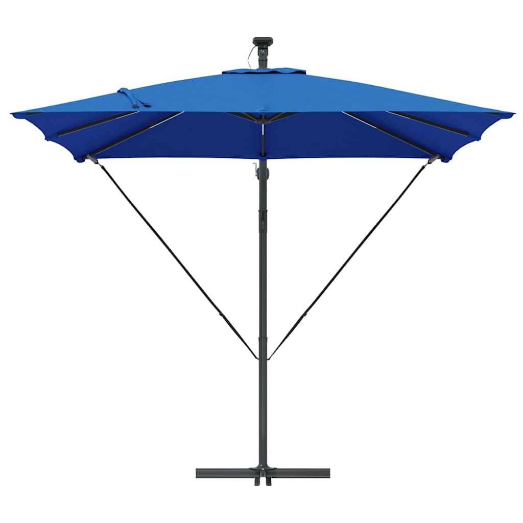 Cantilever Banana Parasol Blue 249 x 249 x 250 cm