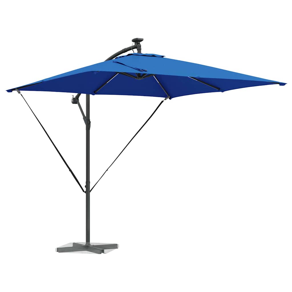 Cantilever Banana Parasol Blue 249 x 249 x 250 cm
