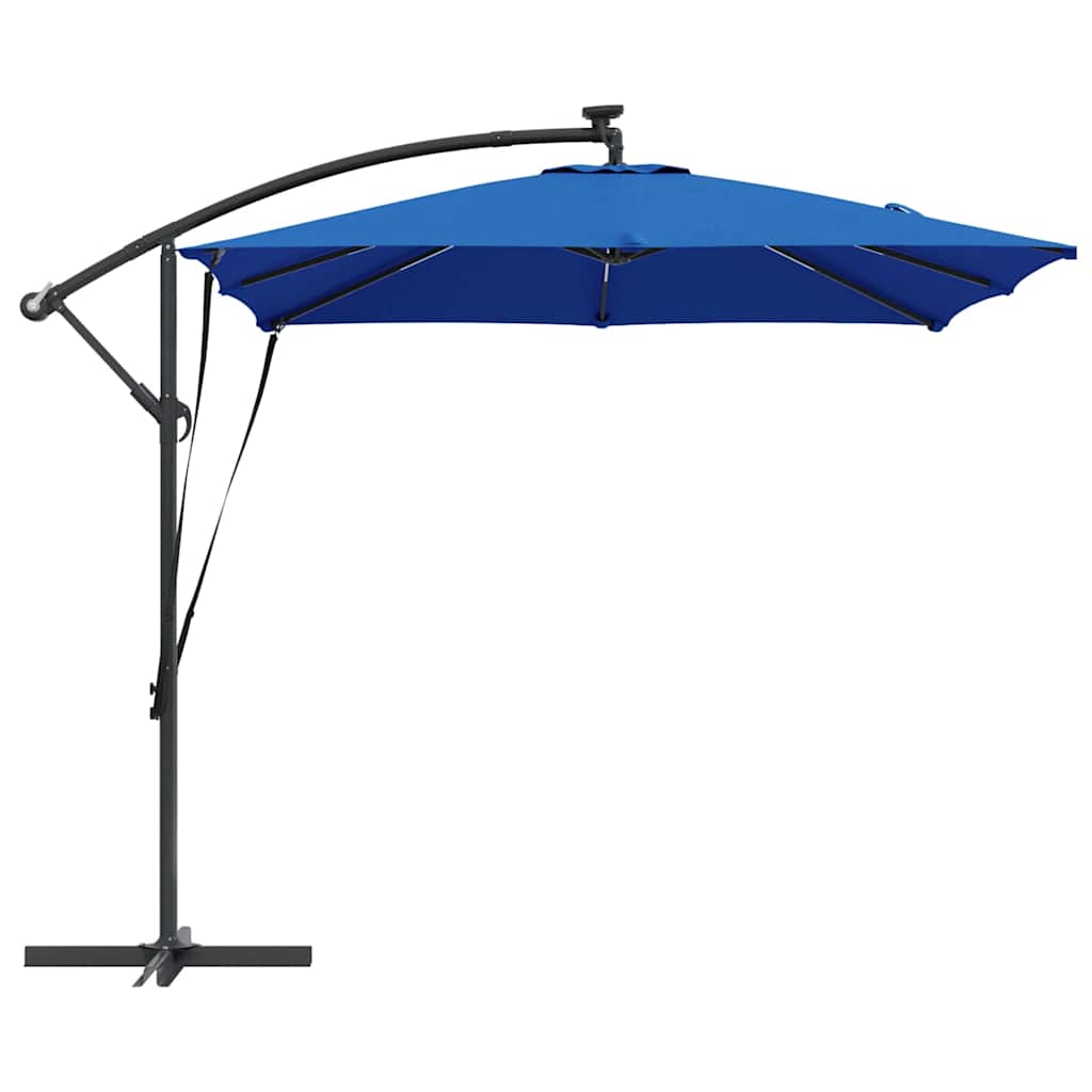 Cantilever Banana Parasol Blue 249 x 249 x 250 cm