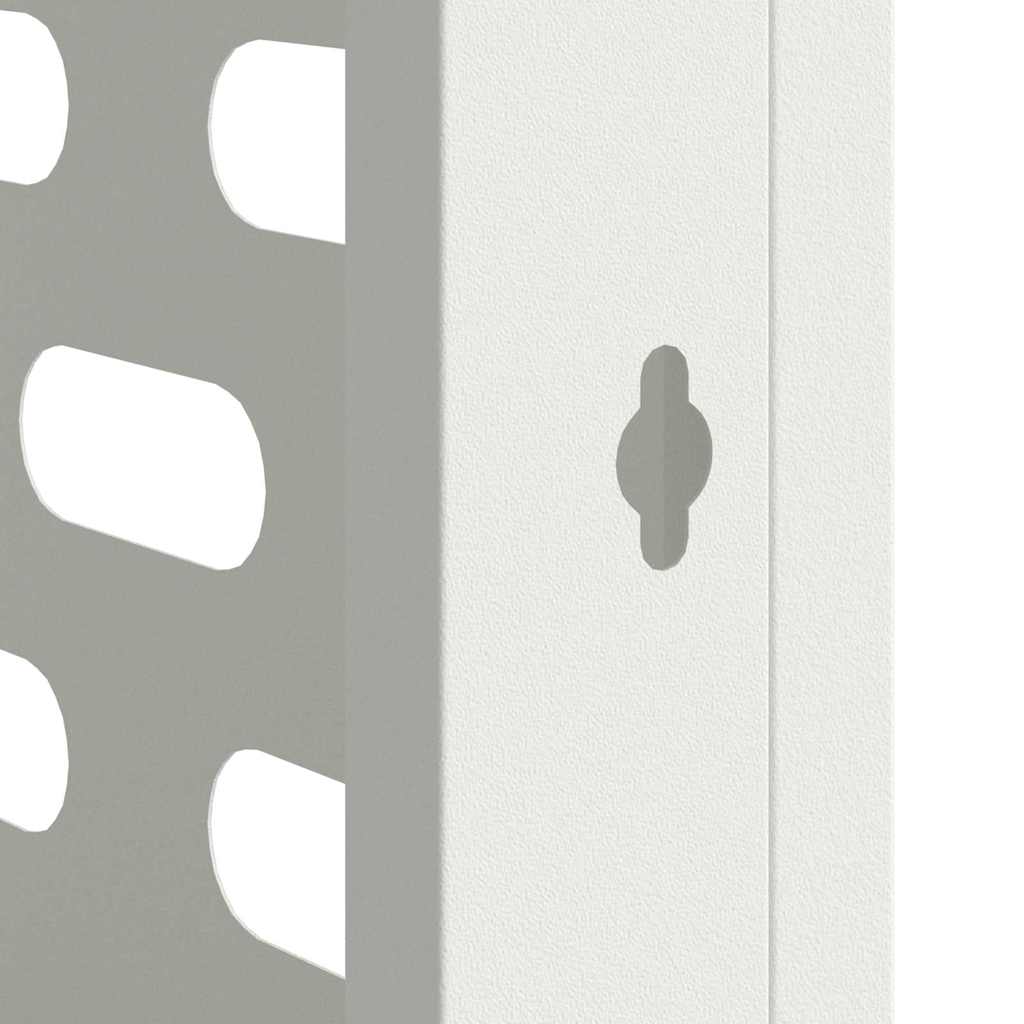 Air Conditioner Cover White 90 x 40 x 60 cm Steel