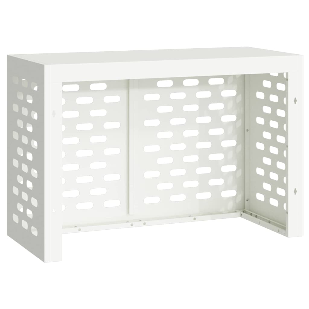 Air Conditioner Cover White 90 x 40 x 60 cm Steel