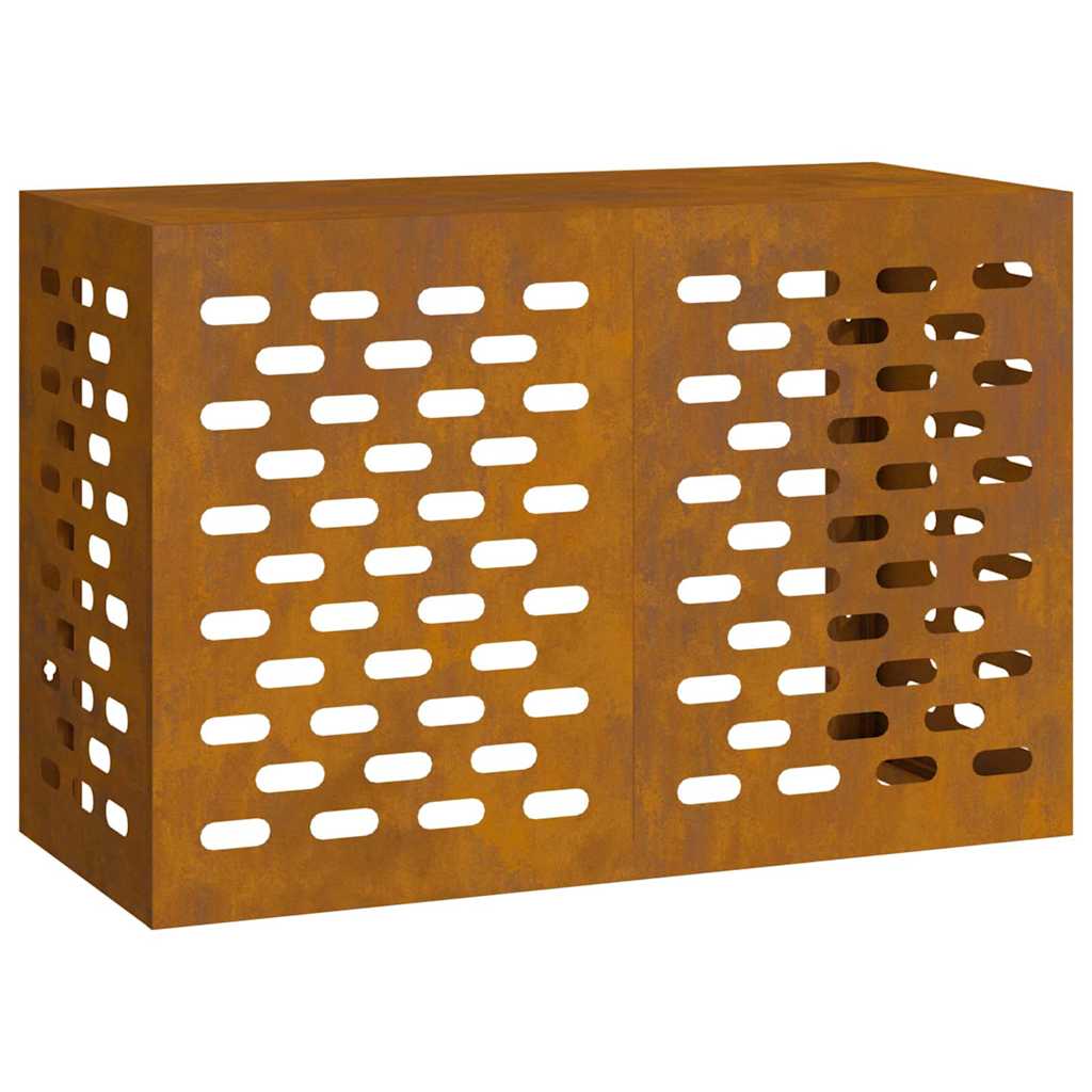 Air Conditioner Cover Rusty 90 x 40 x 60 cm Weathering steel