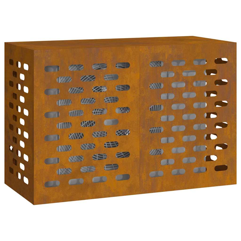 Air Conditioner Cover Rusty 90 x 40 x 60 cm Weathering steel