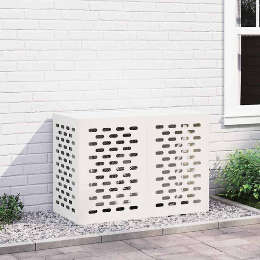 Air Conditioner Cover White 100 x 50 x 70 cm Steel
