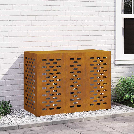 Air Conditioner Cover Rusty 110 x 50 x 80 cm Weathering steel