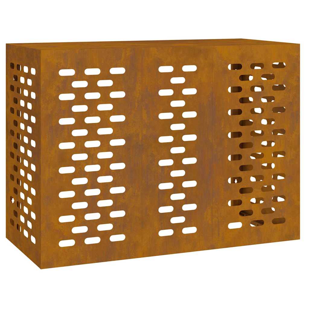 Air Conditioner Cover Rusty 110 x 50 x 80 cm Weathering steel