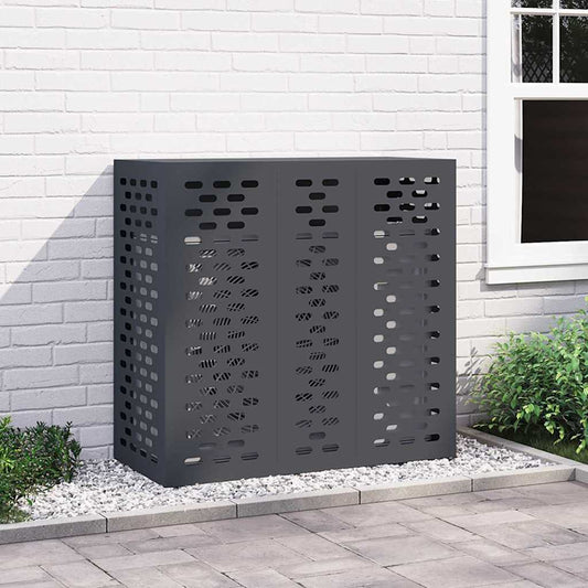 Air Conditioner Cover Anthracite 110 x 50 x 105 cm Steel