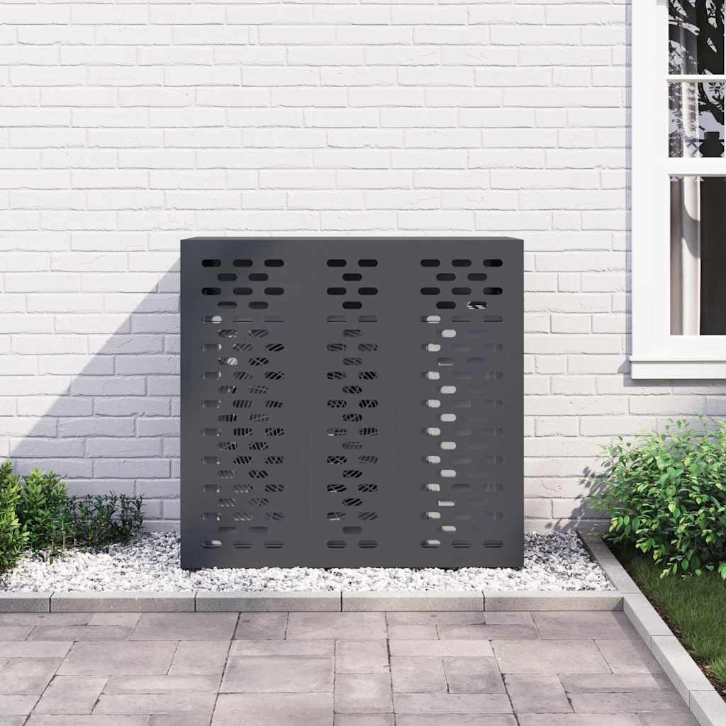 Air Conditioner Cover Anthracite 110 x 50 x 105 cm Steel