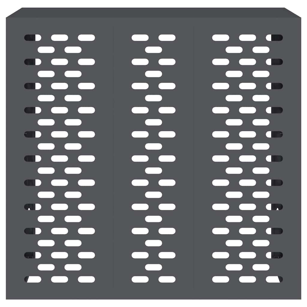 Air Conditioner Cover Anthracite 110 x 50 x 105 cm Steel