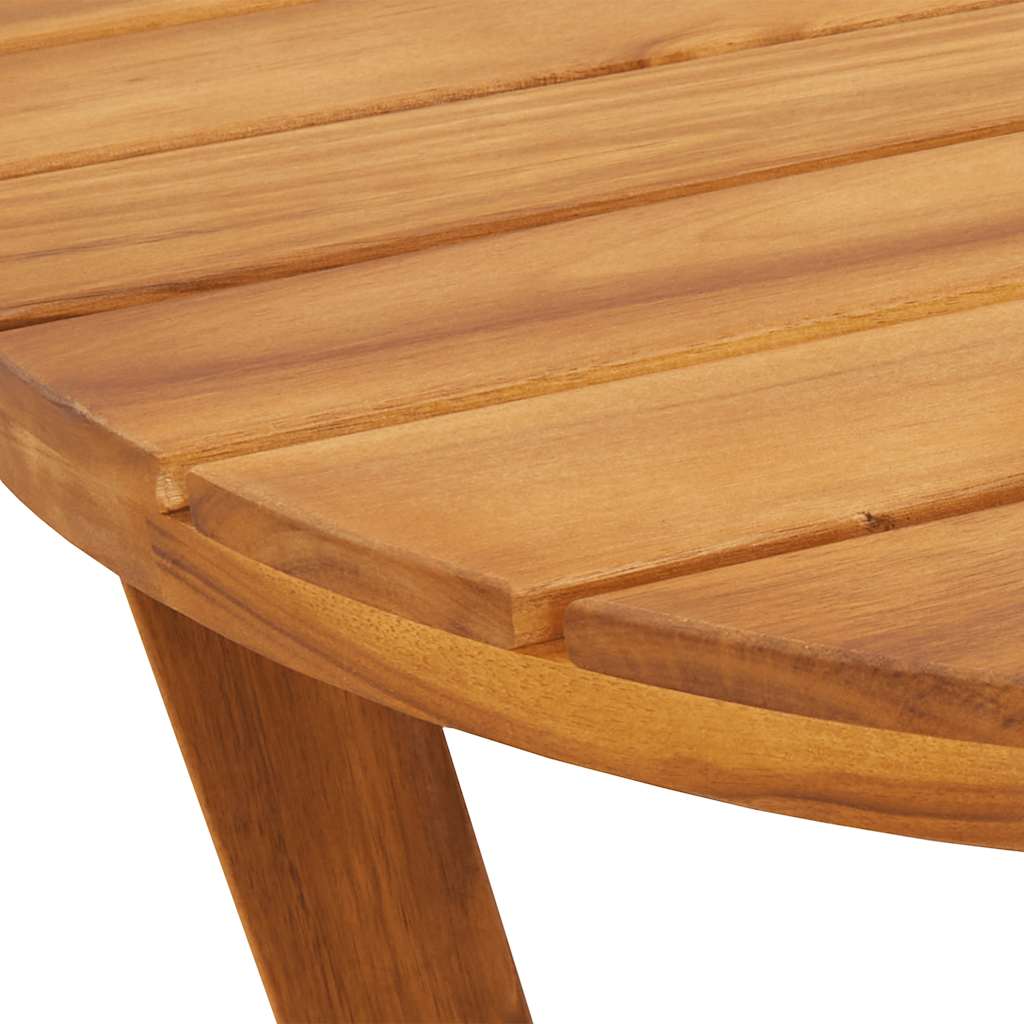 3 Piece Garden Dining Set Solid Wood Acacia