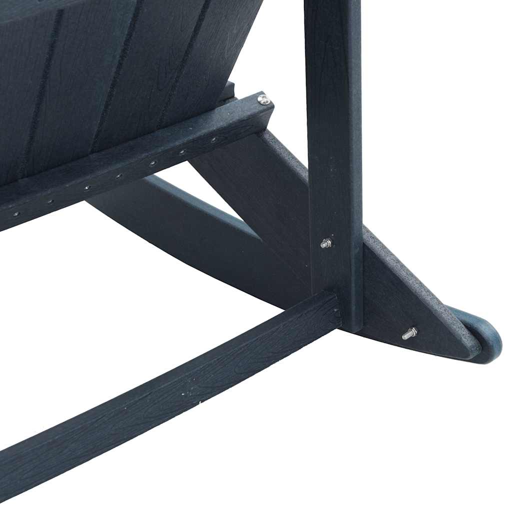 Adirondack Rocking Chair Navy 73.5 x 92 x 90cm Plastic