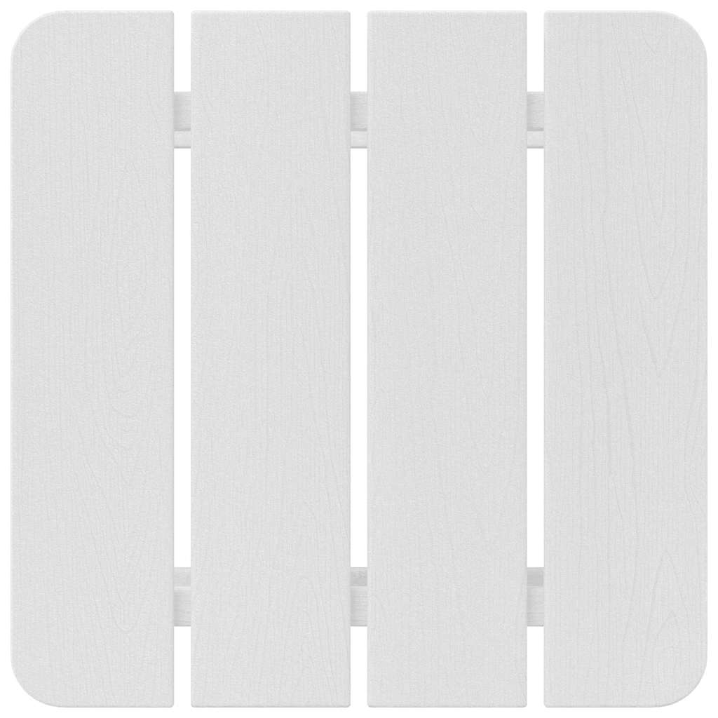 Adirondack Side Table White 38 x 38 x 46 cm HDPE