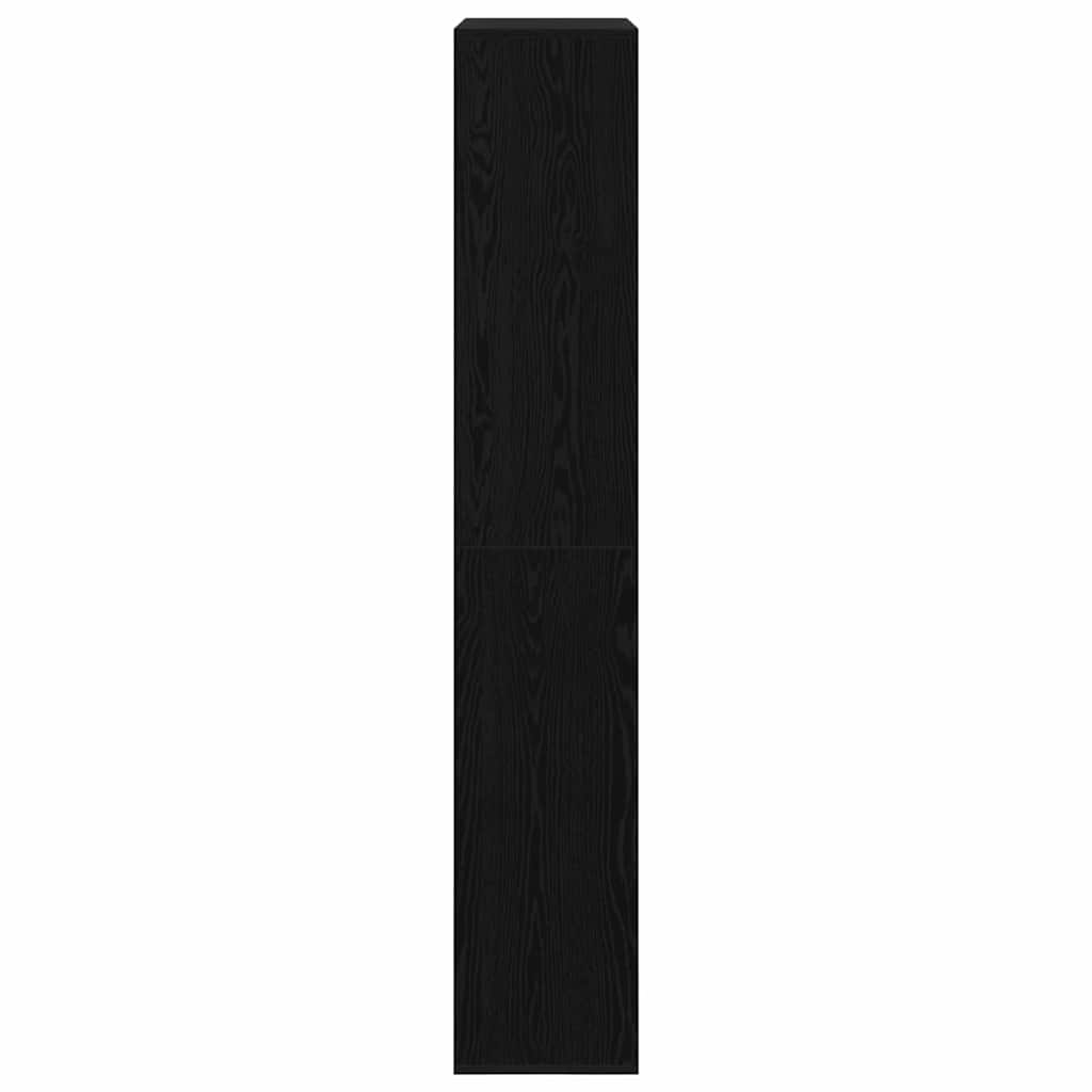 Bookshelf 2 pcs Black oak 100 x 33 x 187.5 cm Engineered wood