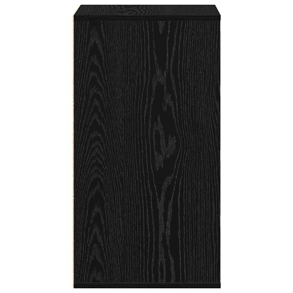 Chest of Drawers Black oak 40 x 41 x 76 cm Engineered wood