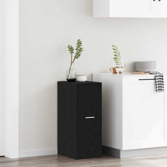 Apothecary Cabinet Black oak 40 x 41 x 77.5 cm Engineered wood
