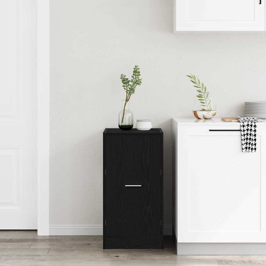 Apothecary Cabinet Black oak 40 x 41 x 77.5 cm Engineered wood