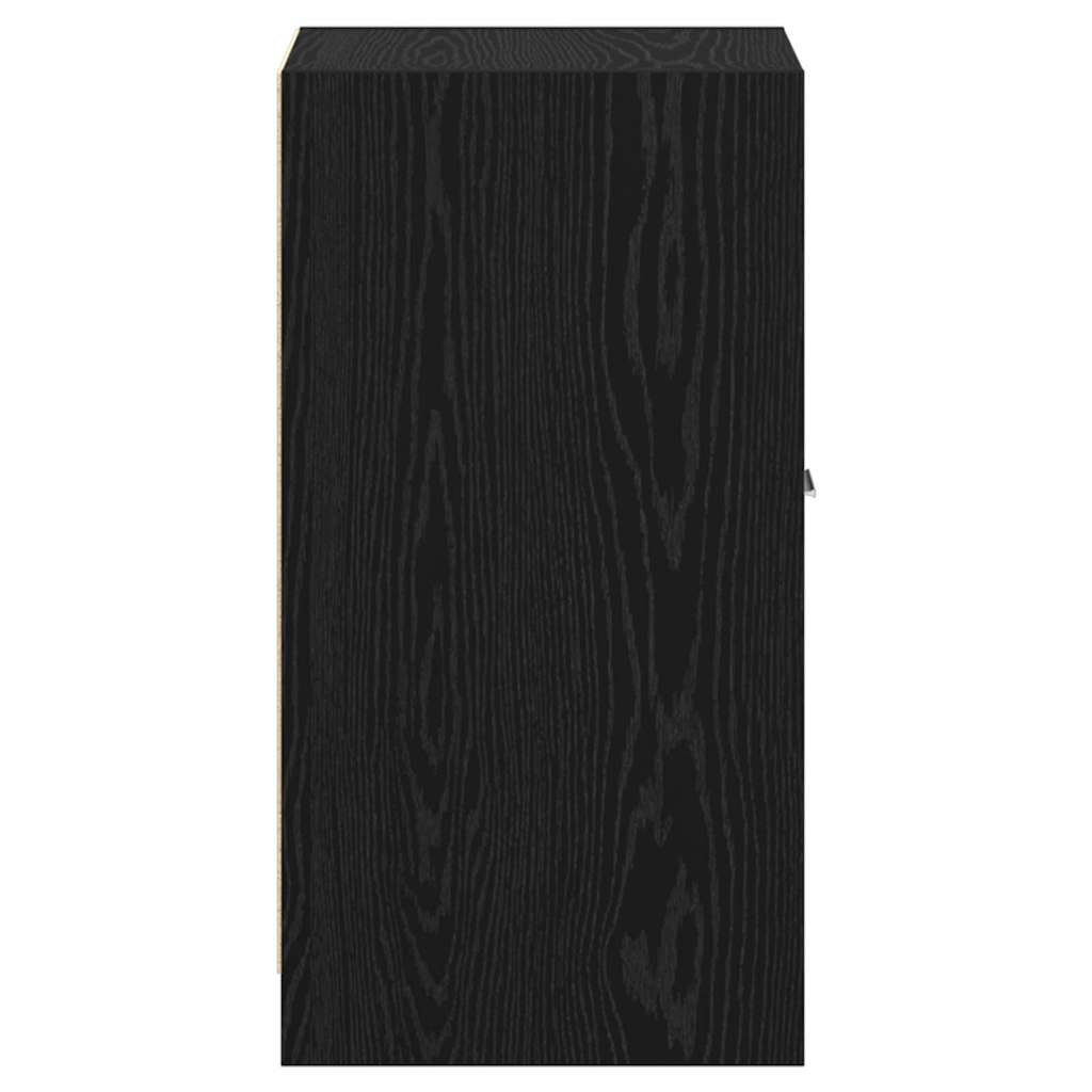 Apothecary Cabinet Black oak 40 x 41 x 77.5 cm Engineered wood