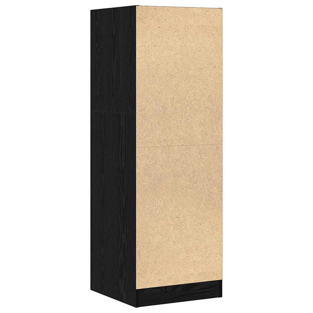 Apothecary Cabinet Black oak 40 x 41 x 118 cm Engineered wood